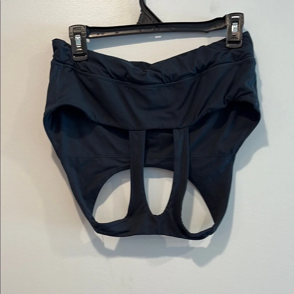 Black Bra with Stretchy Fabric and Elastic Support